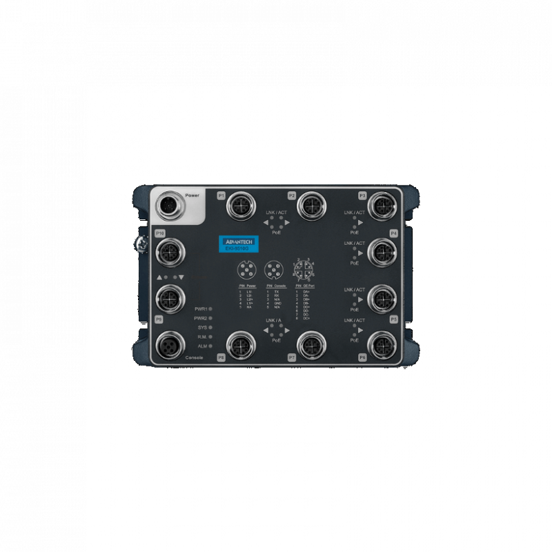 EKI-9510G-MPW-B- Managed Switch mit EN50155