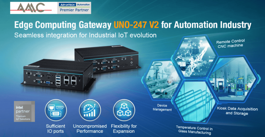 Der neue UNO-247 V2 für die Automationslösungen der Industrie
