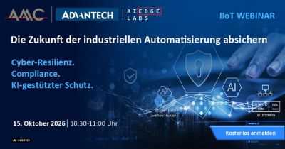 Webinar „Cybersecurity in der industriellen Automatisierung“ am 15.10.2026