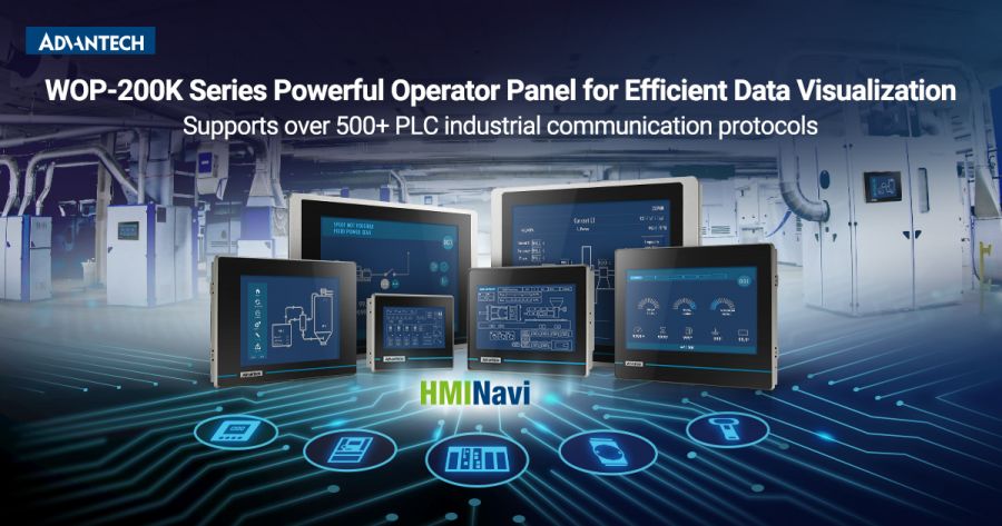 Leistungsstarke Operator Panel der WOP-200K Serie für effiziente Datenvisualisierung