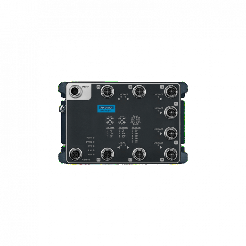 EKI-9508G-MW-B - Managed Switch EN50155