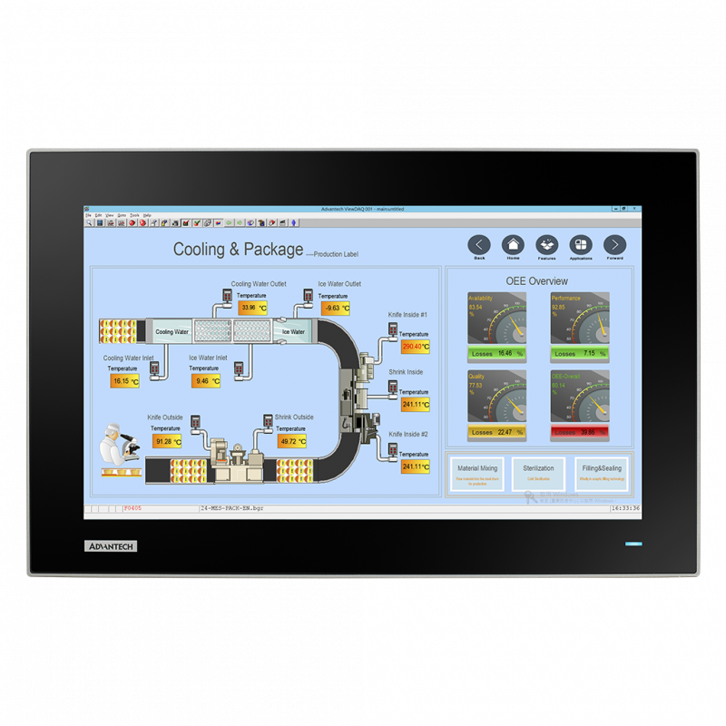 TPC-115W-N32YB - Widescreen Touch Panel IPC