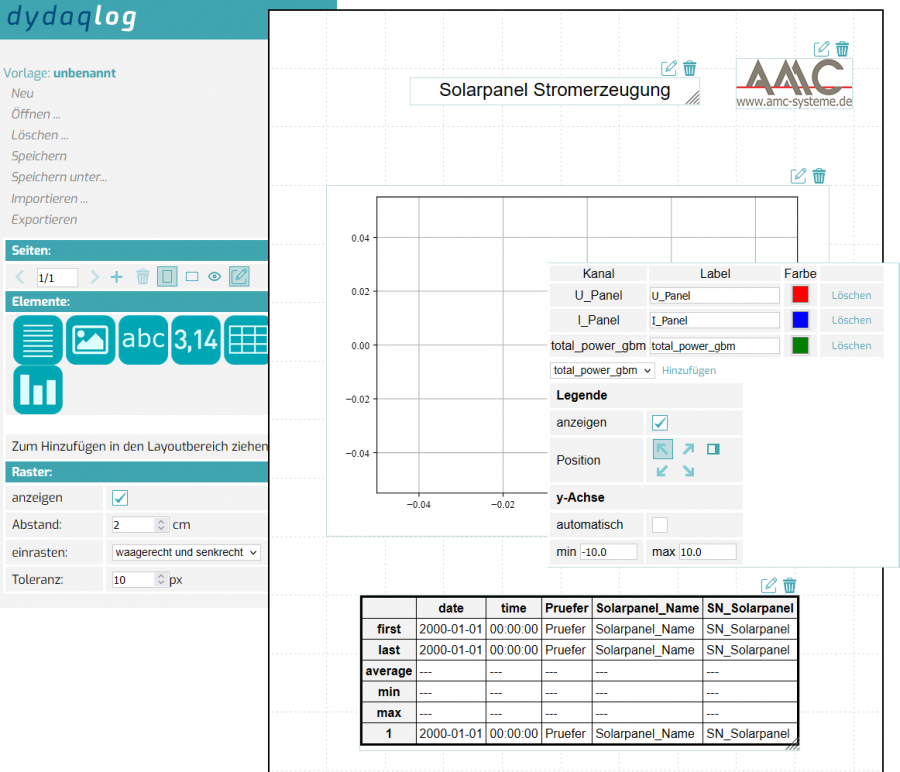 dydaqlog Software-Erweiterung Reports