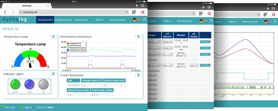 dydaqlog Webinterface