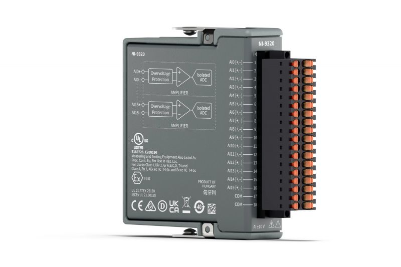 NI 9320 Federklemme - cRIO/cDAQ Analog Modul