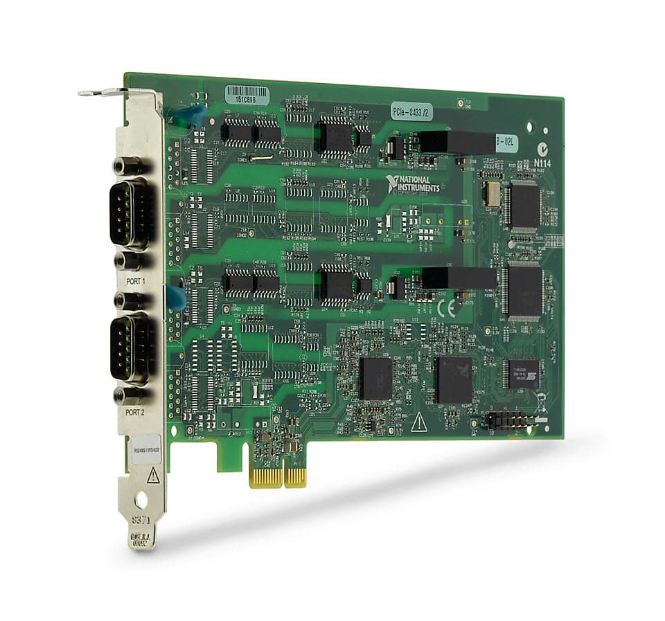 PCIe-8433-2 - RS485/422 Schnittstellenkarte mit 2x isolierten RS485/422 Ports für PCI-Bus