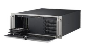 ACP-4340MB-50B - 19" Rack IPC Gehäuse mit 4HE, 500W, 4 Hot Swap HDDs; für Mainboards