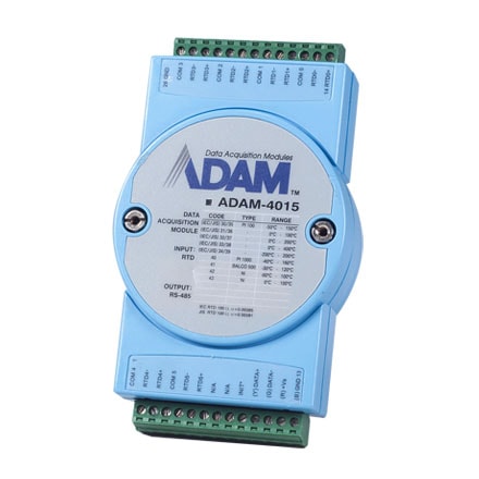 ADAM-4015-F - Remote I/O Modul mit 6 RTD Eingängen für RS485 (ASCII/Modbus RTU)
