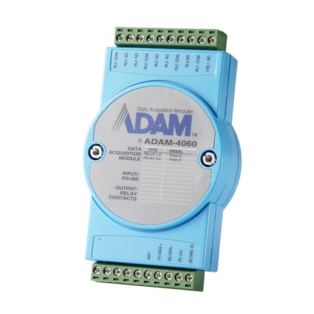 ADAM-4060-E - Remote-I/O-Modul (ASCII/Modbus RTU) 4-Kanal-Relais-Ausgangs-Modul für RS485