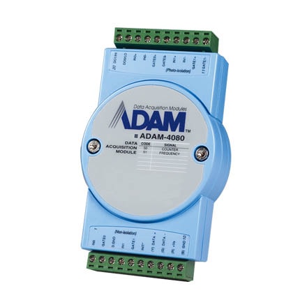 ADAM-4080-E - Remote-I/O-Modul  (ASCII/Modbus RTU) 2-Kanal-Zähler/Frequenz-Modul für RS485