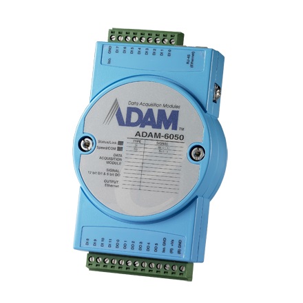 ADAM-6050-D - IoT Ethernet Remote-I/O-Modul 12In/6Out-Kanal-Digital-E/A-Modul mit MQTT