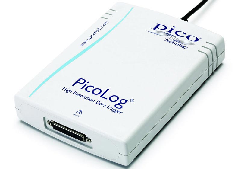 USB-ADC-24 Kit - Messmodul für USB-Port Datenlogger mit 16 Analog-Kanälen (24Bit)