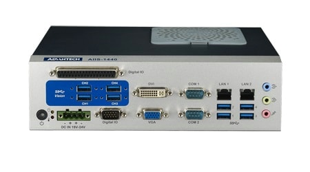 AIIS-1440-00A1E - USB3.0 Kamerakontroller Vision Box IPC für i-Core CPU m. 4 USB3.0, 2 LAN
