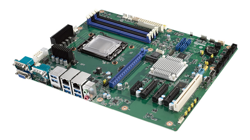 AIMB-723G2-00A1 - ATX Mainboard für IPC für AMD Ryzen7000 CPUs, 2 LAN, M.2, NVME ua.