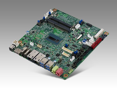 AIMB-231G2-U3A1E - Mini-ITX Mainboard mit i3-5010U-CPU & LVDS/HDMI/DP++, 2xLAN, 2xCOM
