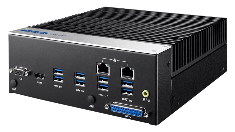 ARK-3531-00A1- Embedded Box IPC für 8/9. Gen. CPU mit 2 LAN, 8 USB & 8 COM