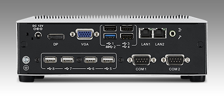 ARK-6322-Q0A2E - Embedded IPC mit Celeron Quad Core J1900 CPU, 6x COM, 8x USB