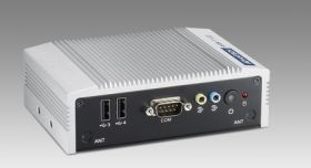 ARK-1122C-S6A1E - Embedded Box IPC lüfterlos mit N2600 CPU, 4 COM, 4 USB, LAN