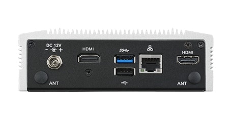 ARK-1123H-U0A4 - Embedded Box IPC lüfterlos mit J1900 CPU, 2 HDMI, 2 LAN