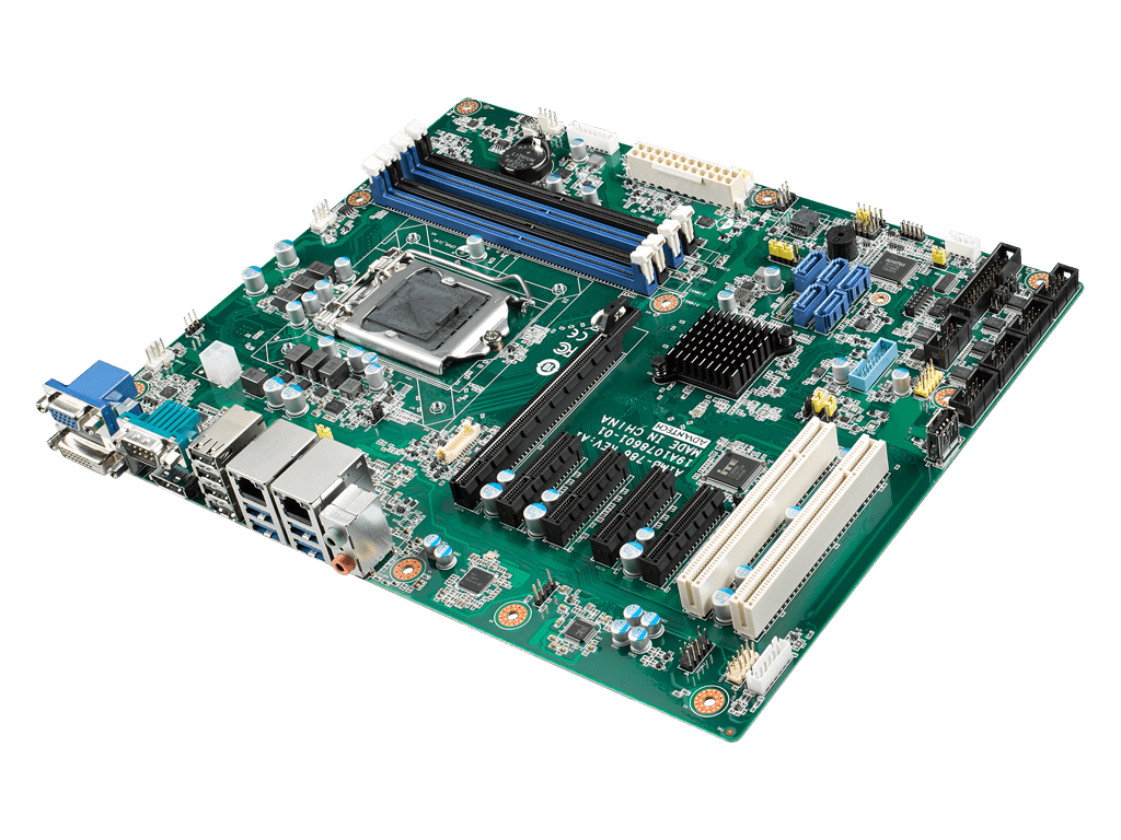 ASMB-786G2-00A1 - ATX Server Mainboard für i7/Xeon 8. Gen. CPUs mit VGA/DVI/LAN/DDR4