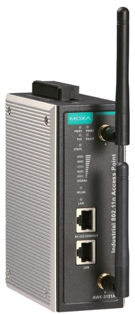 AWK-3131A-EU - WiFi Access Point/Bridge/Client (802.11a/b/g/n; -25 bis 60°C; EU-Norm/Band, IP30)
