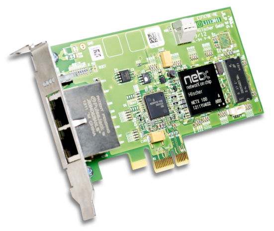 CIFx-70E-RE - Real-Time-Ethernet Kontroller mit 2 x RJ45 Ports für PCIe 1x Bus, Low Profile