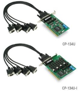 CP-134U-DB9M - Serielle Schnittstellenkarte mit 4 RS422/485 Ports für PCI Bus inkl. DB9 Kabel
