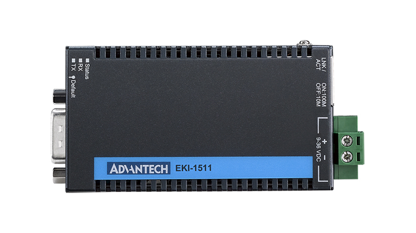 EKI-1511-A - Serieller Geräte Server Low-Cost mit 1 x RS232/422/485 auf Ethernet