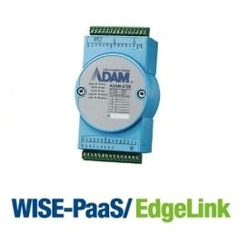 ADAM-6717 - Analog-I/O Edge-Gateway WISE-EdgeLink mit 8x Analog-Ein-& 5/4-Digital-I/O-Kanälen, 2xLAN