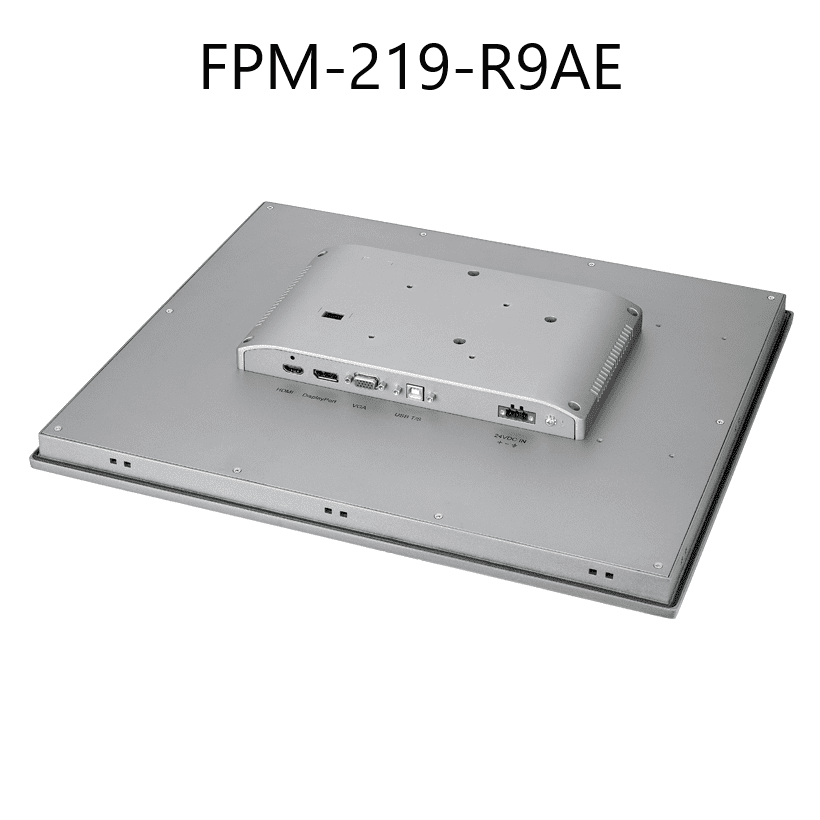 FPM-219-R9AE - Semi-Industrie Display mit 19" Display, res. Touch, HDMI+DP+VGA, 24VDC