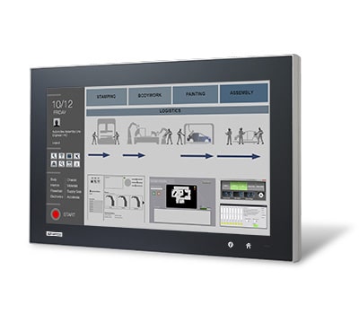 FPM-D15W-FBE - Modular Industrie Touch Display 15,6" FHD, kapaz.Touch  zur Kombination mit TPC-Bx