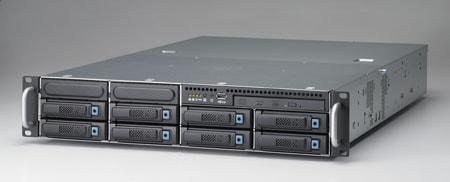 HPC-7280-R8A1E - 19" Rack IPC Server Gehäuse 2HE für EATX Serverboard bis 8 HDD