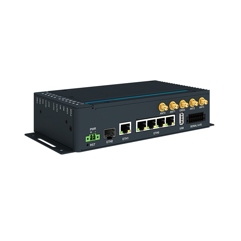 ICR-4453W- 5G Router/Edge Gateway mit WLAN für 5G mit 1 x WLAN, 5x Gb LAN, SFP, CAN, DIO