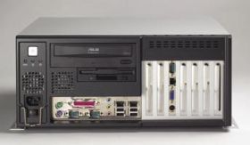 IPC-7120-35D - Wand- / Desktop Gehäuse für IPC leises Chassis für (Micro) ATX Mainboards mit 350W