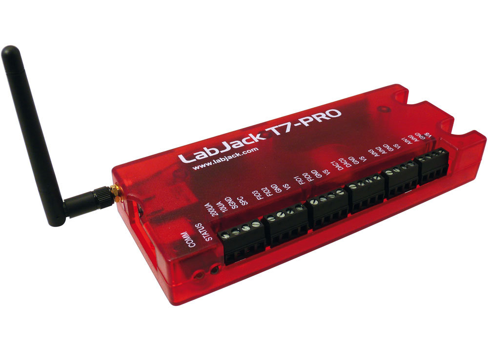 USB-LabJack T7 Pro - USB Messmodul 22 bit Mini-Messlabor mit USB, Ethernet und WLAN