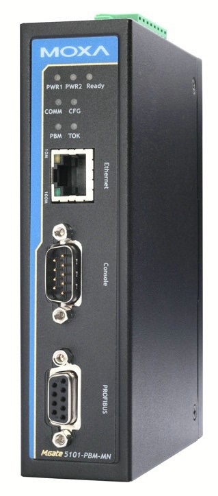 MGate-5101-PBM-MN - PROFIBUS Modbus Konverter PROFIBUS zu Modbus / TCP Gateway mit 1 Port