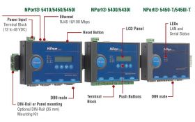 Nport-5450 - Serieller Geräte Server Ethernet auf 4 RS232/422/485 Ports