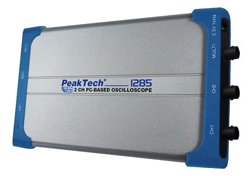 P-1285 - 500MHz Oszilloskop 2 Kanal 100MHz 500MS/s PC-Oszilloskop mit USB/LAN