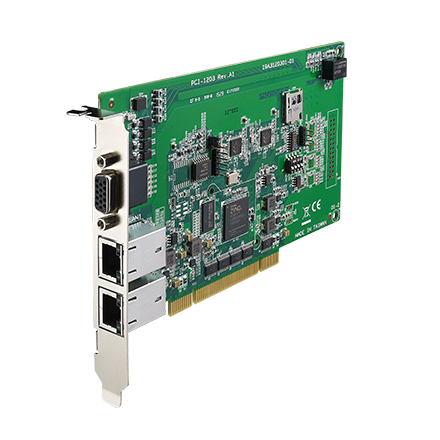 PCI-1203-06AE - EtherCAT Universal Master mit  2-Port 6-Achs-Servo EtherCAT & digitalen I/O