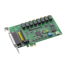 PCIe-1760-AE - Digital- & Relaiskarte mit 8 isol. Digital-IN & 8 Relais-OUT für PCIe