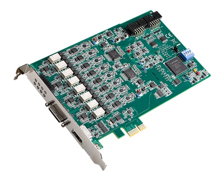 PCIe-1803-AE - Dynamische Signal-Analyse Karte DSA-Karte mit 8 Kanälen (24Bit, 128kS/s) für PCIe