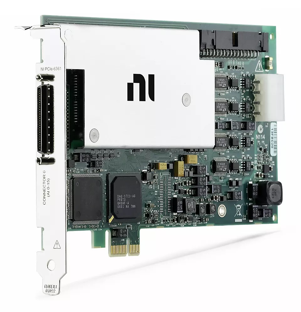 PCIe-6361 - Multi I/O Karte der NI X-Serie mit 16 x AD (16bit,1MS/s),  2 x DA & 24 x DIO
