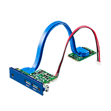 PCM-24U2U3-BE - iDoor USB3.0-Modul mit 2 USB 3.0-Ports