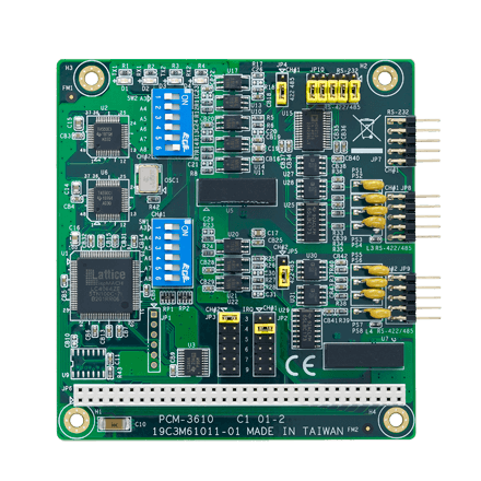 PCM-3610-CE - COM-Port Modul für PC/104 isolierte 2x RS232/422/485-Karte für PC/104-Bus