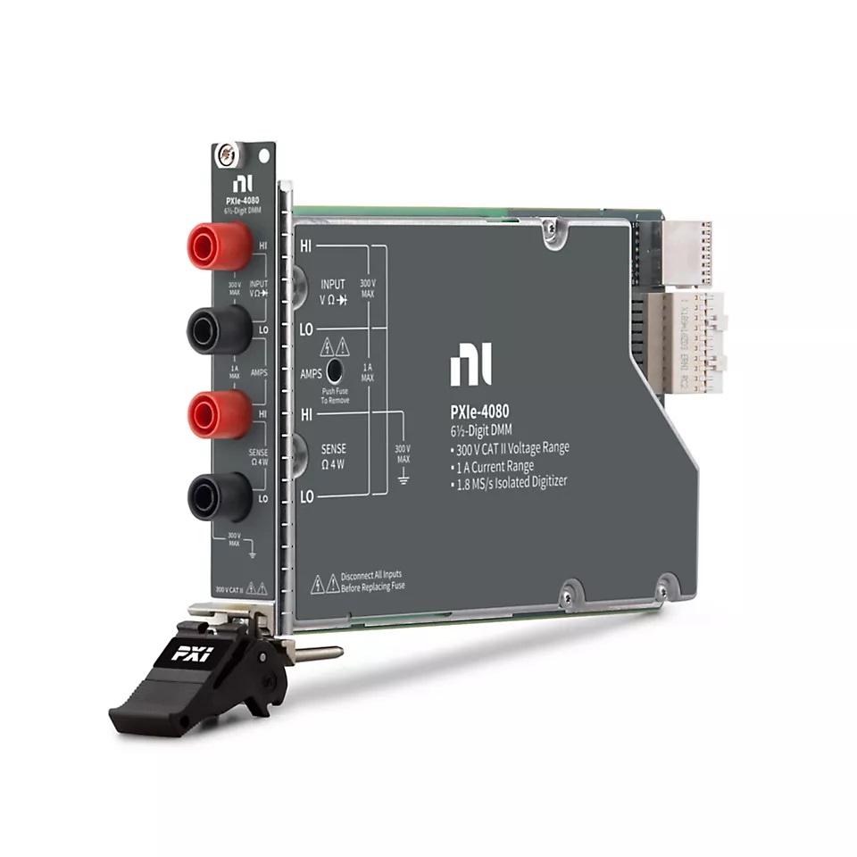 PXIe-4080 - NI Digitalmultimeterkarte 6½ DMM Modul /300V-Digitizer f. PXIe-Bus