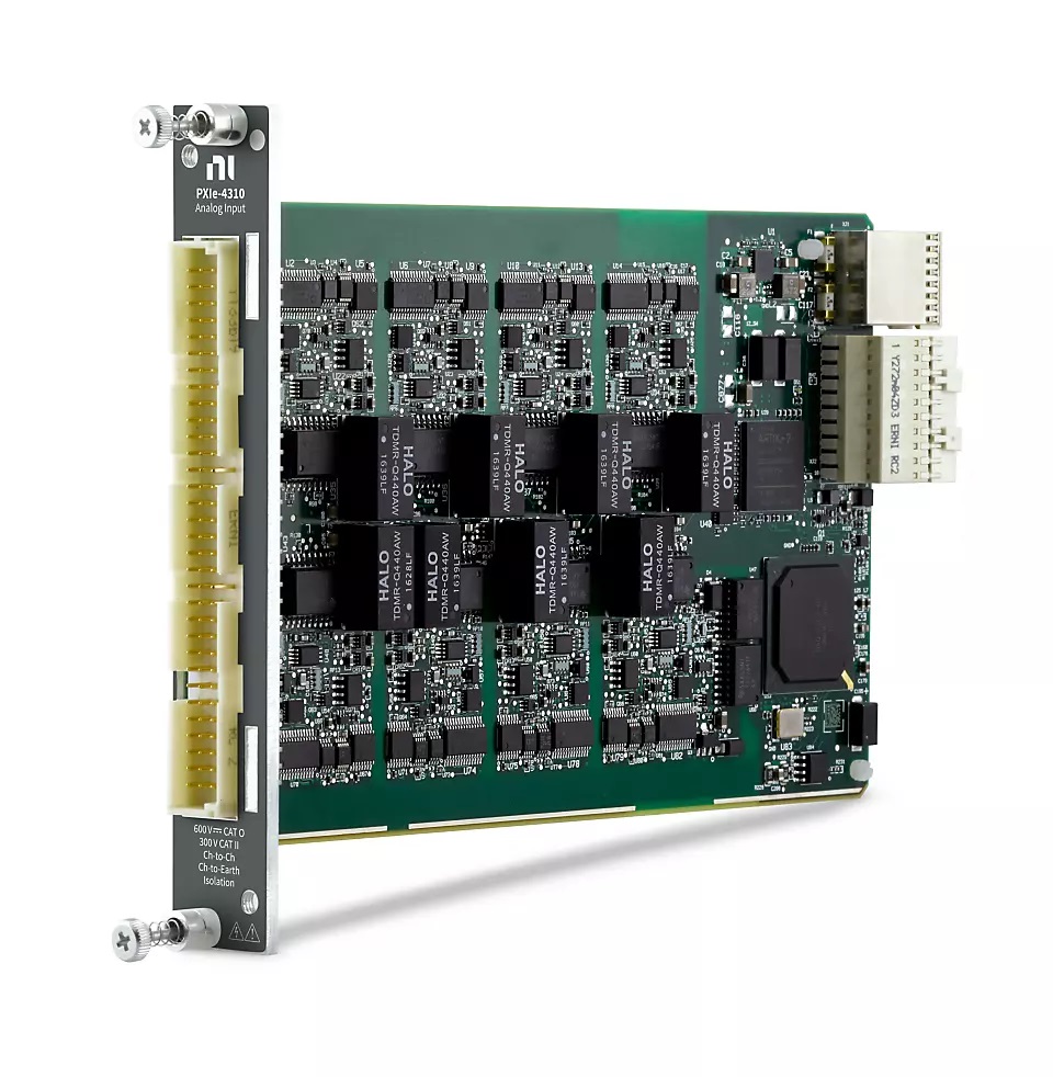 PXIe-4310 - Analogeingangsmodul mit SC mit 8 16Bit -600 bis +600V Eingängen 400kS/s