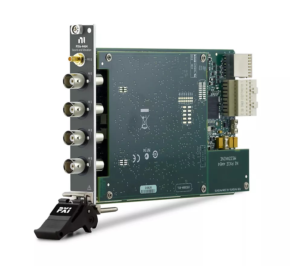 NI PXIe-4464-BNC - DSA Instrument für PXIe-Bus mit vier 24Bit DSA-Eingangskanälen