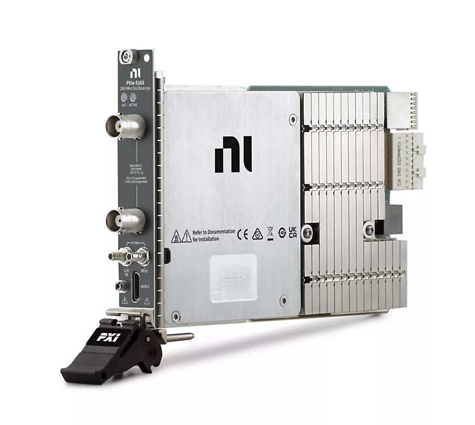 PXIe-5163-512 - Digitizer- / Oszilloskopkarte mit 2x 14bit/200MHz Kanälen &, 512MB pro Kanal