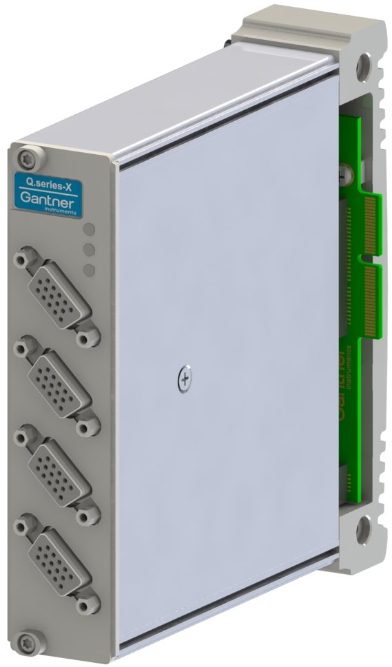 Q.brixx XL-A156-DB15HD Datenerfassungsmodul 4 Kanal Trägerfrequenzmodul für Messbrücken