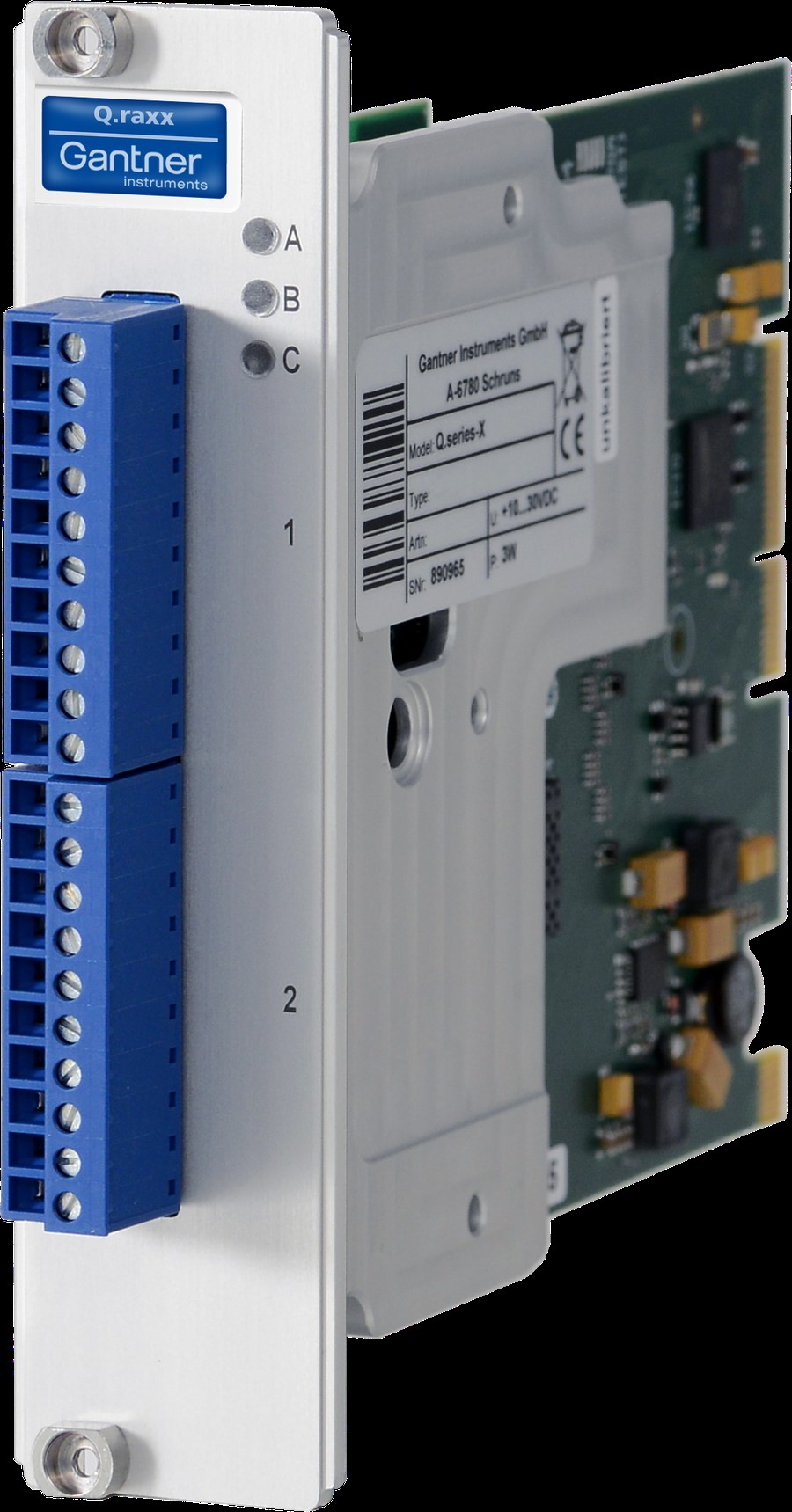 Q.raxx XL D104 - Datenerfassungsmodul (3HE) 16-kanaliges-digital-Eingangsmodul